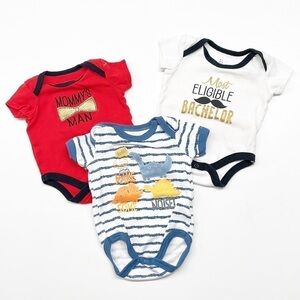 Duck Duck Goose 3 piece baby boys bodysuits